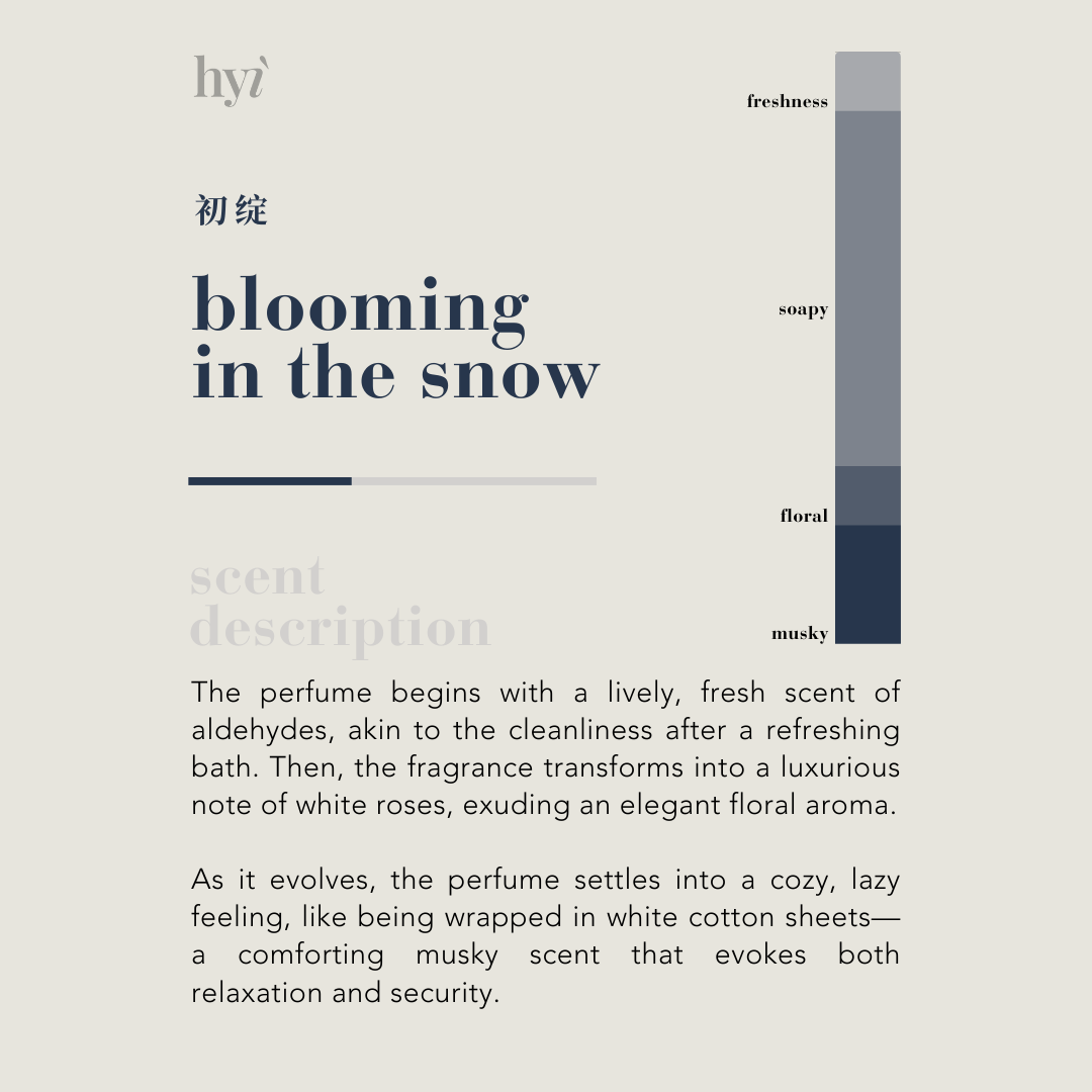 blooming in the snow