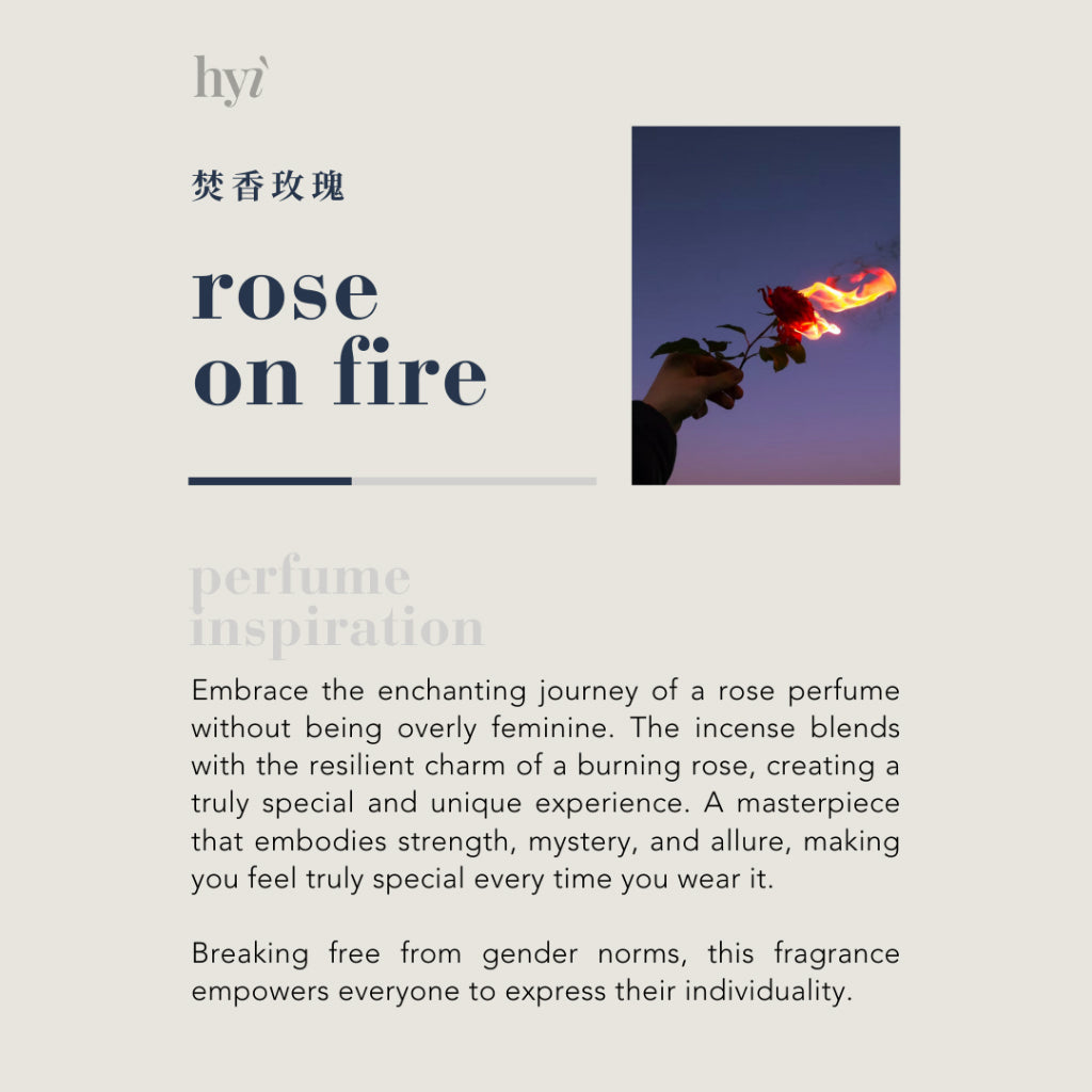 rose on fire